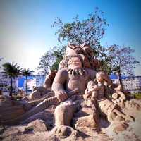 Sand Sculpture-Free Beach Dameisha Shenzhen 