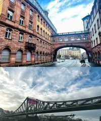 On the banks of the Main River in Frankfurt, a Central European old town that never gets old.