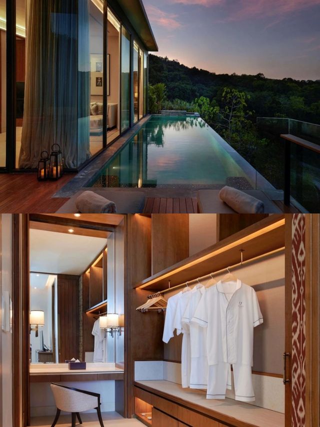 The high-end branded hotel with the best view in Phuket.