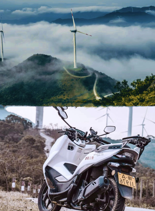 風車山浮山嶺一個拍照不需要濾鏡的地方！