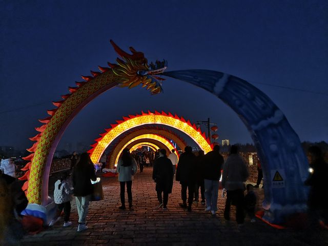 中華門城牆燈會太漂亮囉