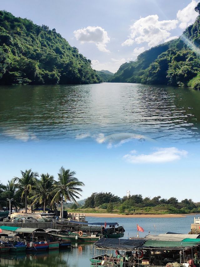 這不是宮崎駿動畫裡的夢幻海灘嗎！海南島漂亮的海灘