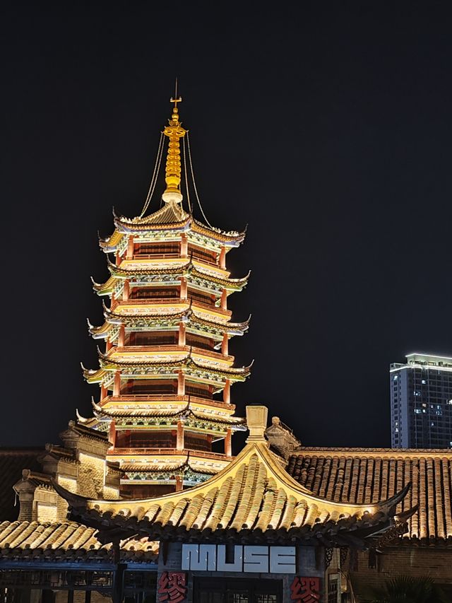 阜寧夜景。