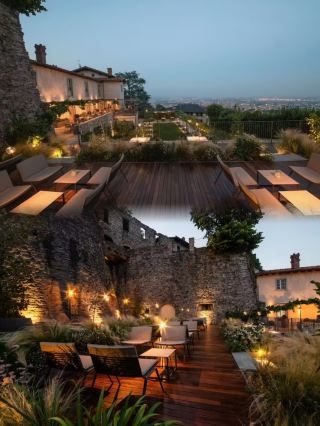 Stay in a castle and live like a princess. 