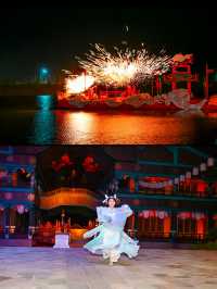 假期遊玩感受唐風之美來啟東東方不夜城。