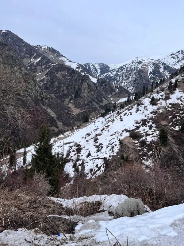 Climb a Snow Mountain for half a Euro! Half-Day Hike in Almaty's Shymbulak