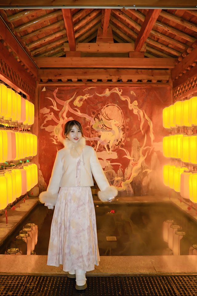 冬日冰瀑溫泉拍到了人生照片！！