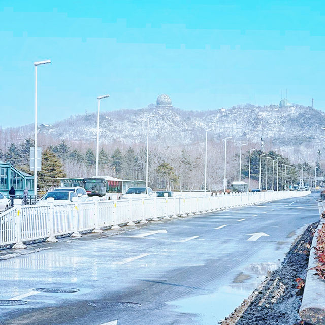 24年不遇嘅大雪，青島嘅海變成咗點樣？