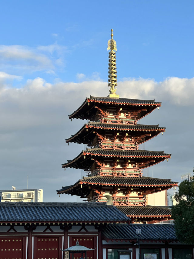 四天王寺，超級靈氣的千年古寺✨
