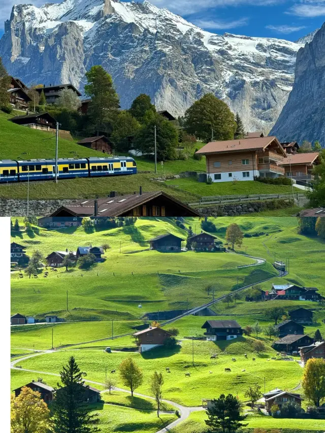 รถไฟเล็กข้ามภูเขาผ่านเมฆ