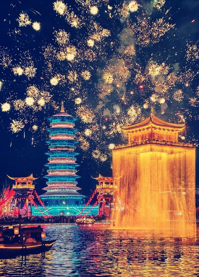 婺源不只油菜花！徽派不夜城婺女洲，美到窒息