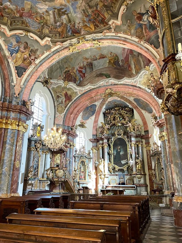 Stunning Baroque Monastery Near Prague Castle