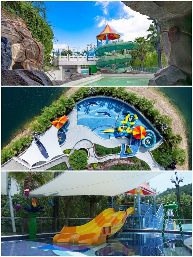 在千島湖帶娃住洞穴湯泉，直接躺平