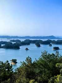 秋天來千島湖別有風味，水天一色美如畫！