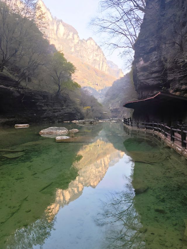 抬頭便是銀河落九天雲台山泉瀑峽