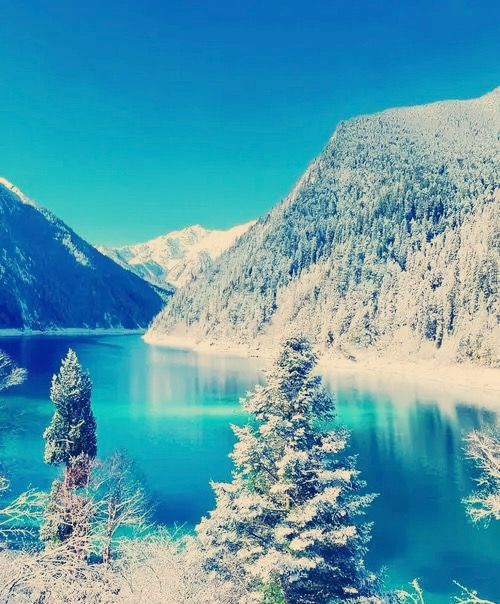 冬幻九寨365天倒映嘅仙境全部喺晒度喇 想逃離城市?一秒鐘墜入藍色仙境!九寨溝嘅冬天真係被嚴 冬幻九寨365天倒映嘅仙境全部喺晒度喇 想逃離城市?一秒鐘墜入藍色仙境!九寨溝嘅冬天真係被嚴