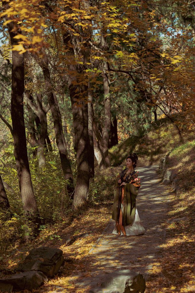 隱藏在北京頤和園裡的賞秋拍照打卡寶藏地。