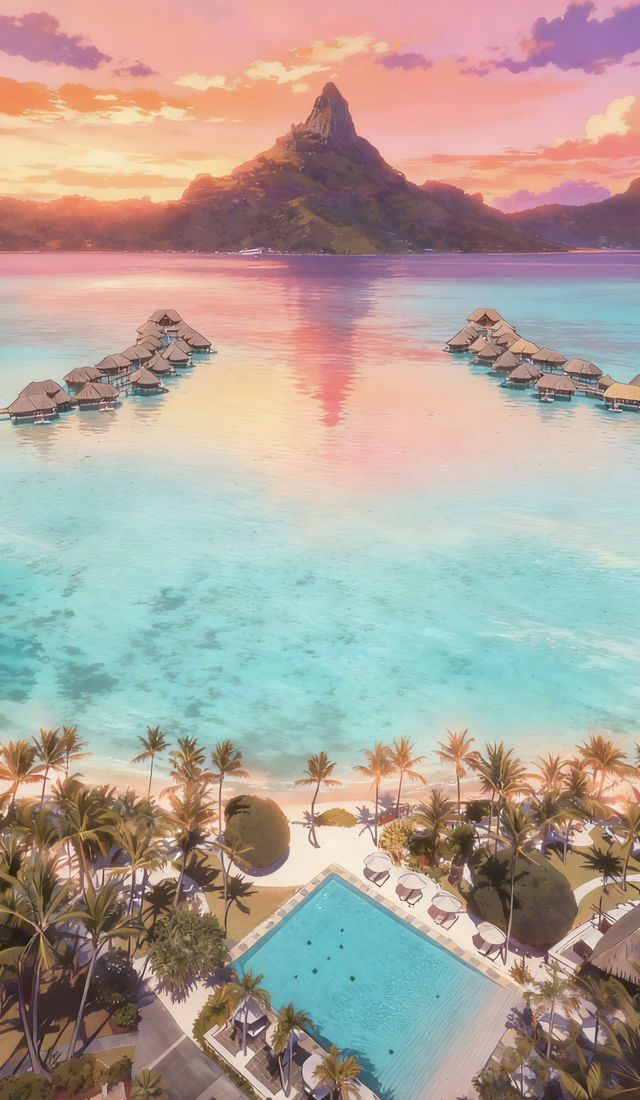 波拉波拉島深度遊｜墜入藍色烏托邦的神仙體驗《動漫版》