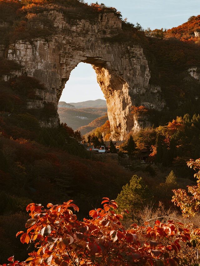 濰坊石門坊親子賞楓帶娃解鎖漫山紅葉 濰坊石門坊親子賞楓帶娃解鎖漫山紅葉