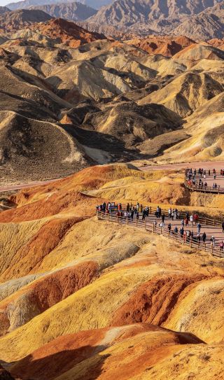 After visiting three Danxia Mountains, I finally understood that stretch of red