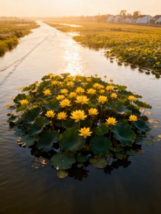 金湖で湿地の水上コテージホテルに泊まりましたが、最高でした。