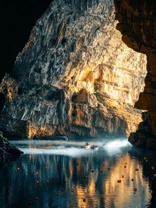 Not abroad! This cave lake in Guizhou really looks like a secret world from a movie