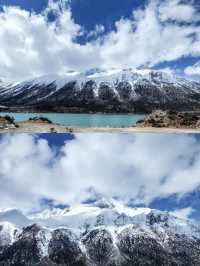 然烏湖，藏東雪山堰塞湖，雪山冰川藍寶石，川藏線治癒秘境