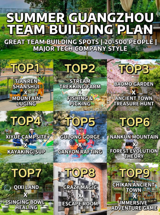 Guangzhou team building | 9 top company-style plans to copy without hesitation!