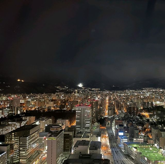 삿포로 야경 명소 JR타워