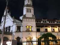 Beautiful Lawang Sewu at night