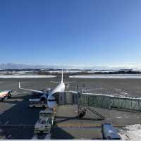 【北海道】美しき白銀の空港！冬の女満別空港展望デッキ