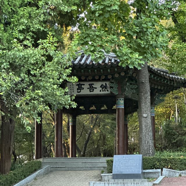 인천바다를 한 눈에 볼 수 있는 석양 명소 🌳 인천 자유공원 & 석정루