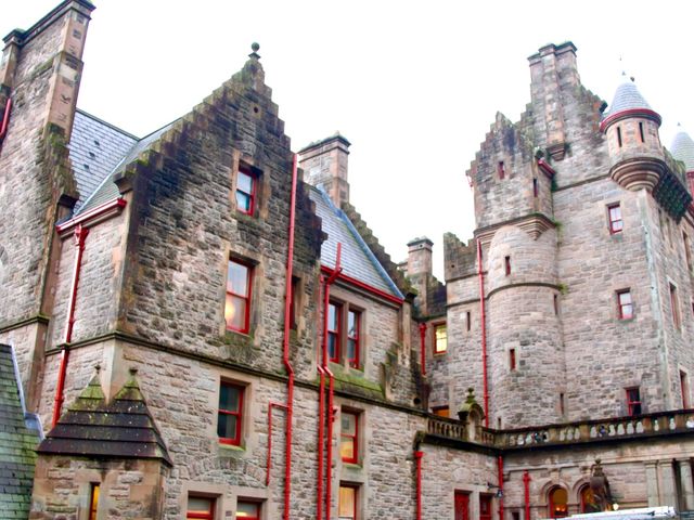 Beautiful hilly Cave Belfast Castle 