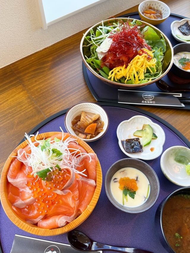 【糸島グルメ】絶景のロケーションで新鮮な海鮮丼を🐟