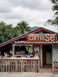 Coffee SE'🍃🌧️ ร้านกาแฟริมน้ำท่ามกลางภูเขา