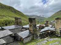 Ushguli, historical village in the moutain