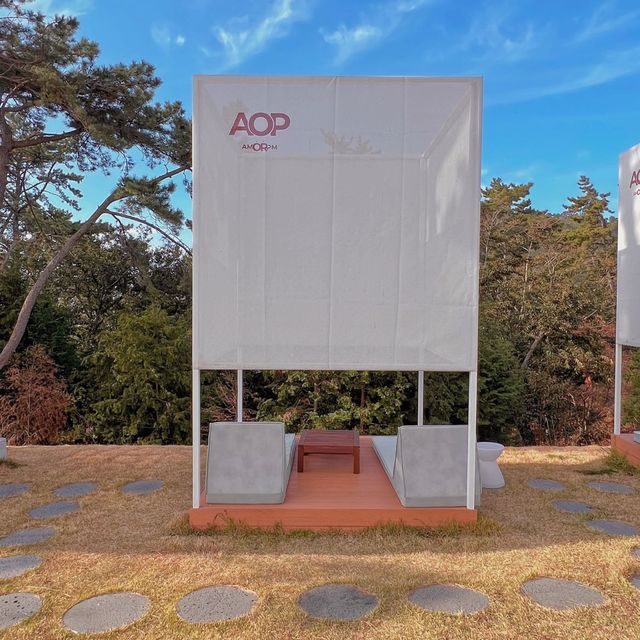 오션뷰와 마운틴뷰 힙한 리조트같은 카페 #AOP 