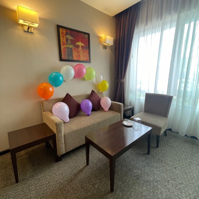 Birthday decor at Furama Bukit Bintang Hotel 