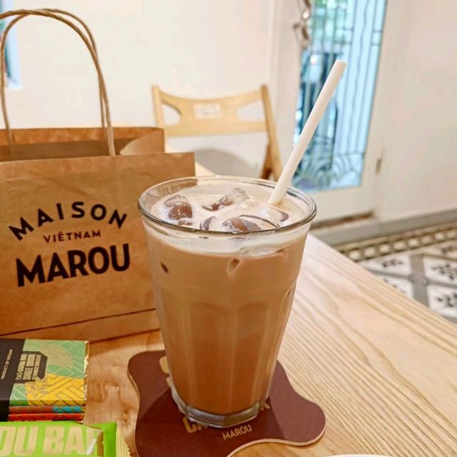 越南河內三十六古街必吃巧克力_Maison Marou Café