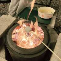 용인 도심 한복판에서 즐기는 불멍~ 힐링숲 불멍카페🔥⛺️