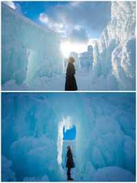 まるでアナ雪の世界❄️ 千歳・支笏湖氷濤まつり