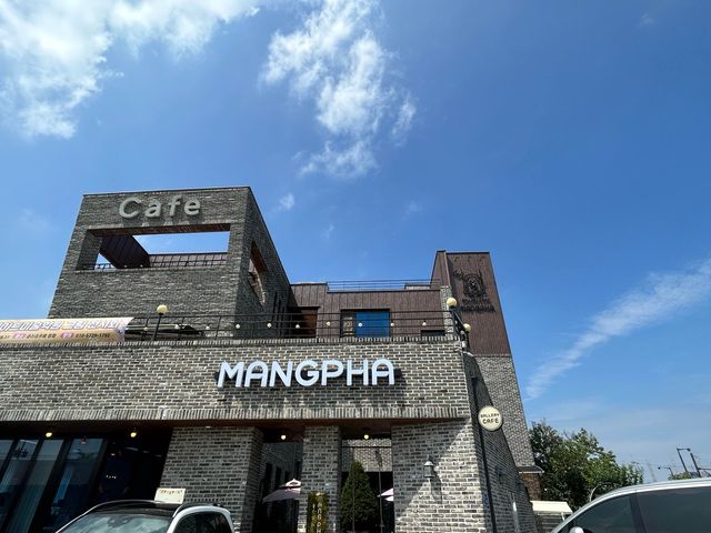 💝아산_망파카페ㅣ탕정역 대형카페 홍콩와플 맛집‎｡