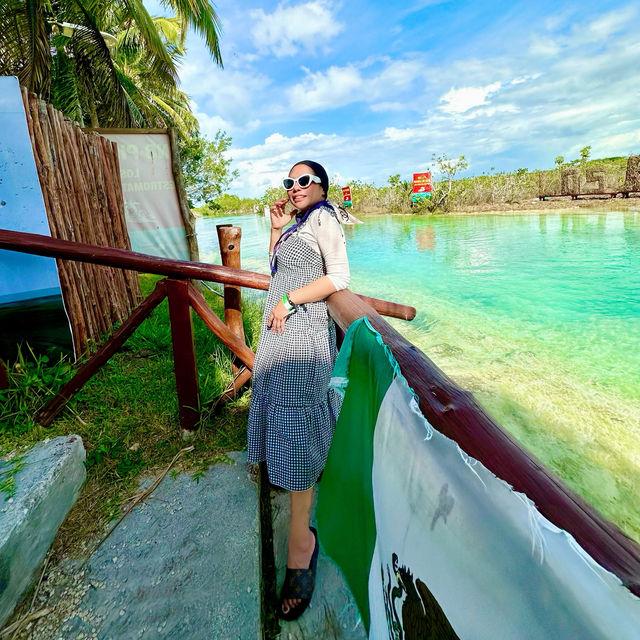 Natural beauty of Bacalar Mexico 🇲🇽