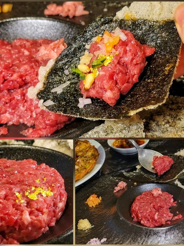 高質韓國餐廳食邪惡即煎韓牛卷