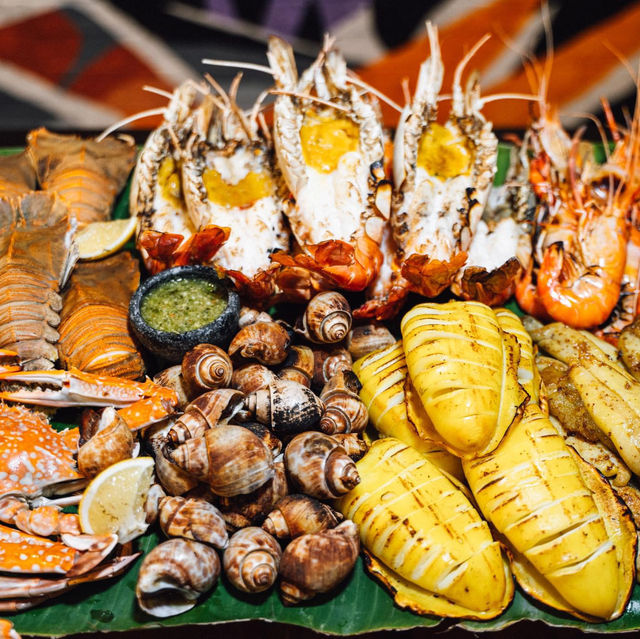 บุฟเฟ่ต์ Giant River Prawns Buffet & Lobster Speci