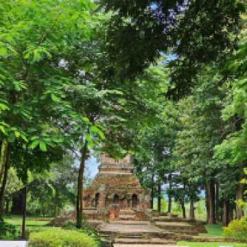 วัดป่าสัก โบราณสถานวัดร้างเชียงแสน