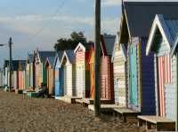Colorful Beach huts