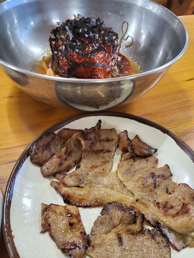 논산에서 유명한 연산왕막국수