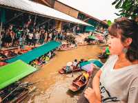 【タイ】バンコクで水上マーケット体験🚣‍♀️