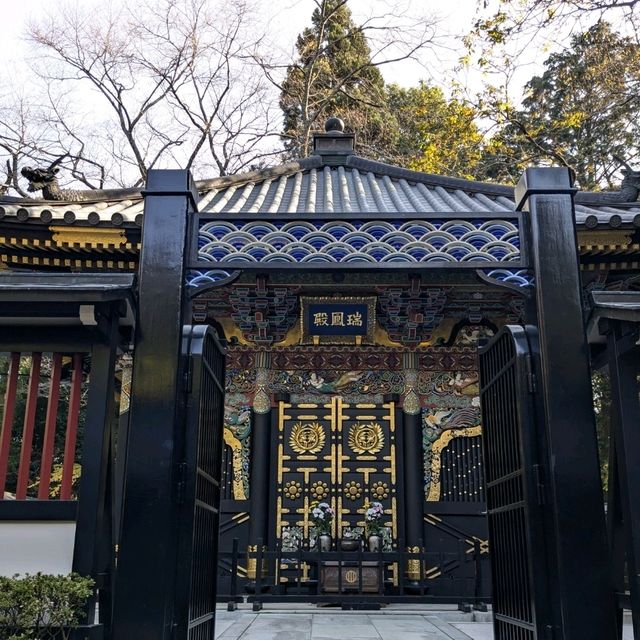 仙台藩主伊達政宗的廟堂，金碧輝煌的「瑞鳳殿」